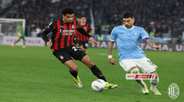 أهداف وملخص مواجهة ميلان ولاتسيو في قمة الدوري الإيطالي لكرة القدم